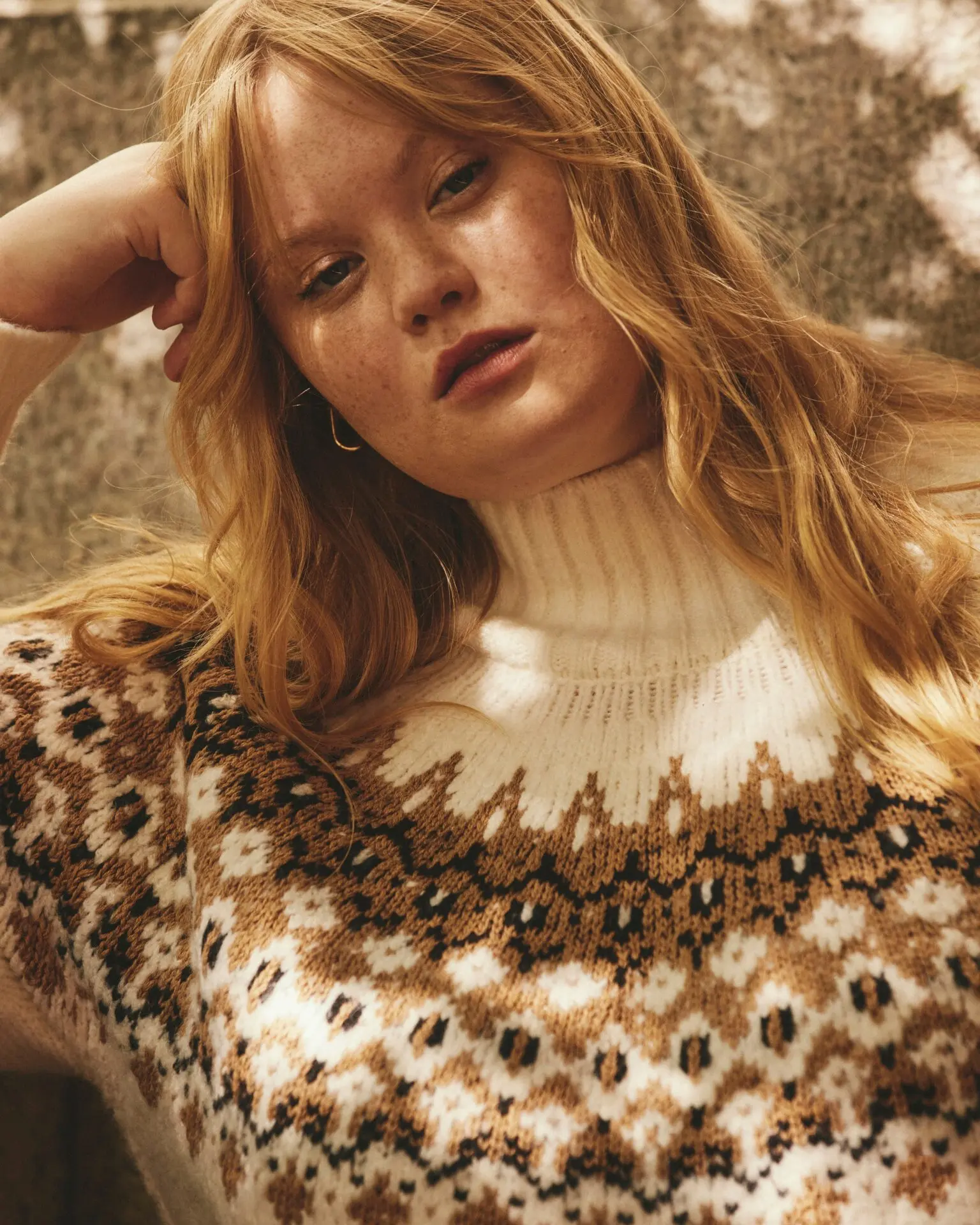 Fair Isle Sweater (Cream Fair Isle)