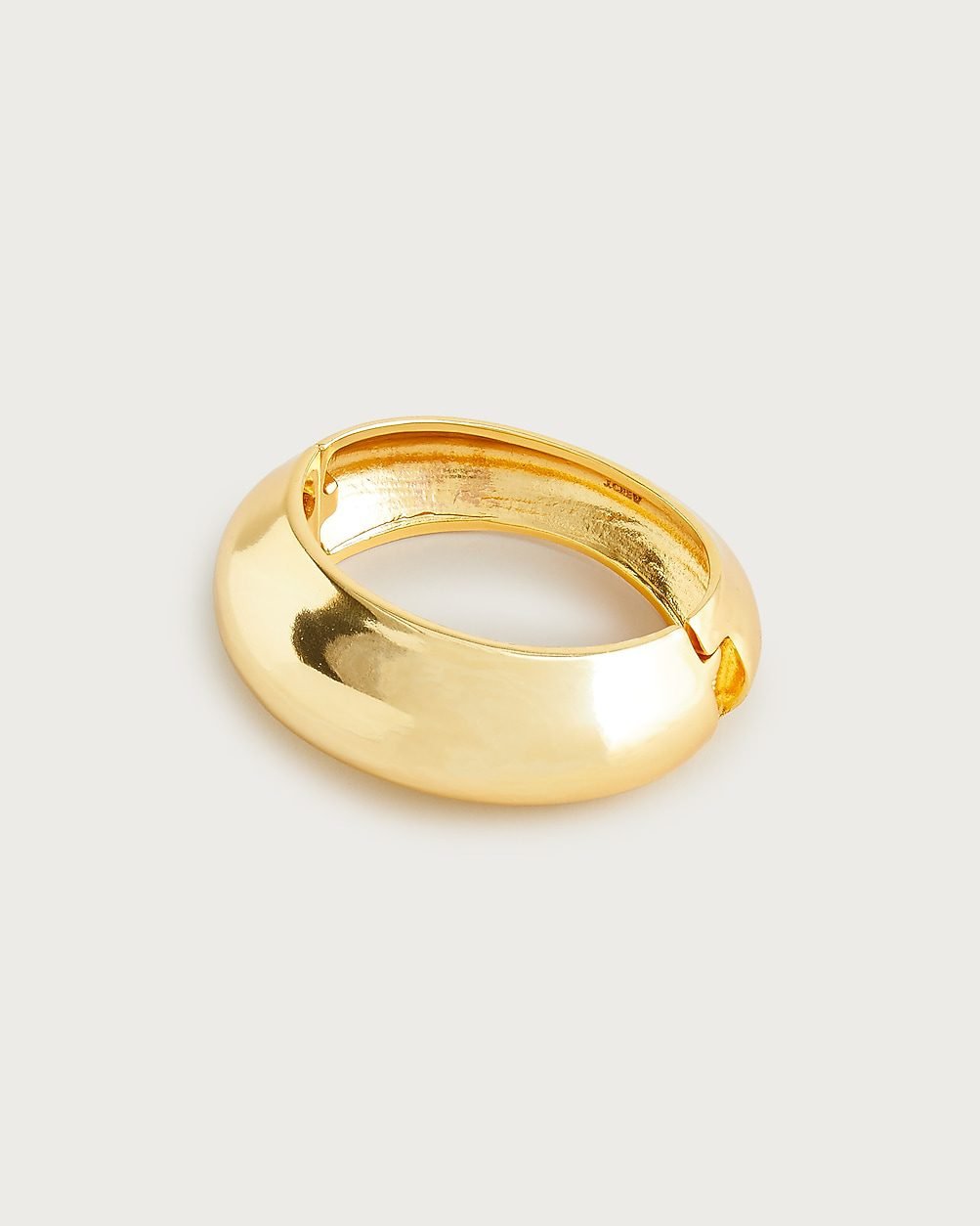 Hinge Cuff Bracelet (Shiny Matte Gold)