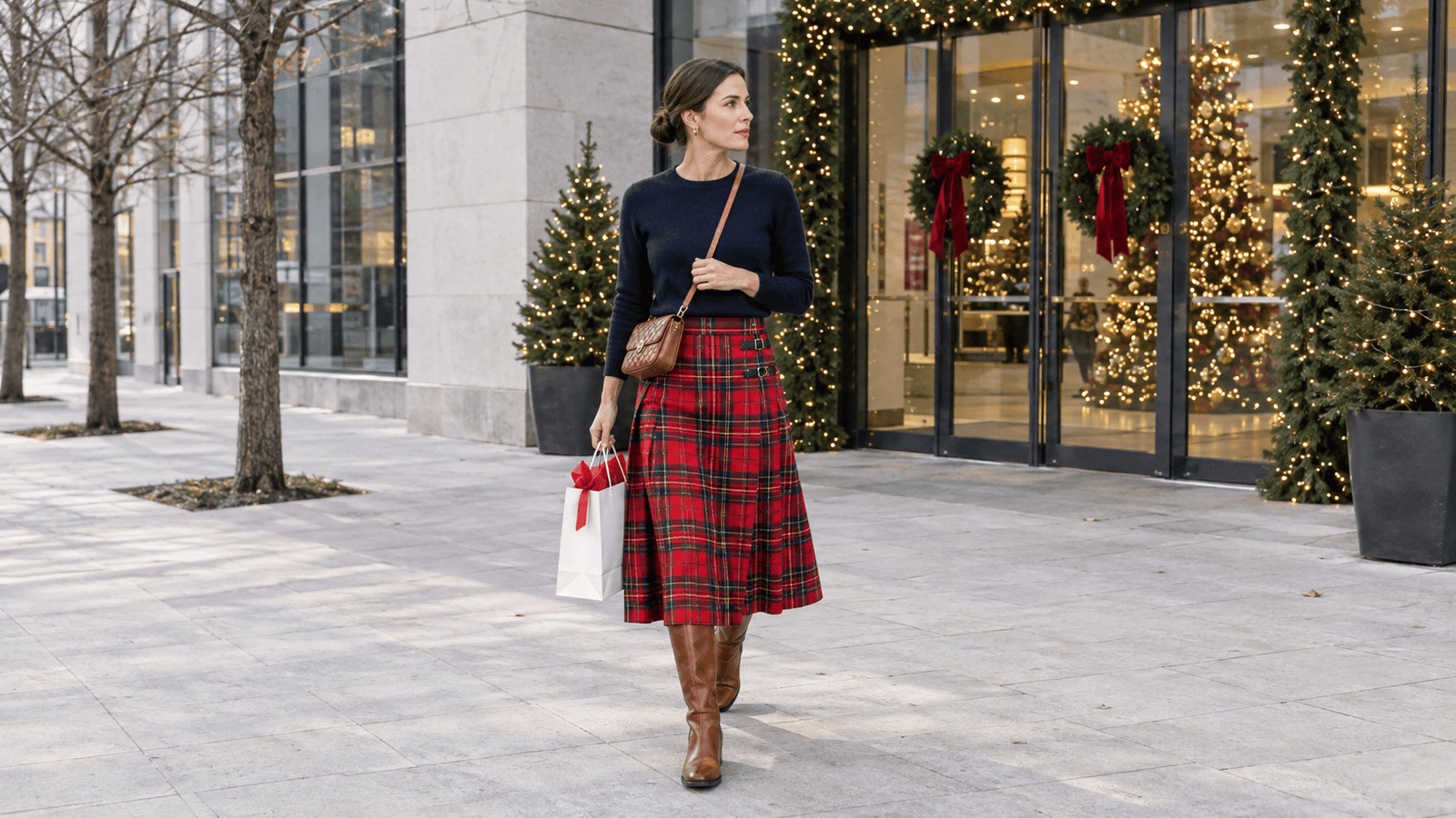 How to Style a Tartan Skirt: 12 Old Money Ways to Wear It This Christmas