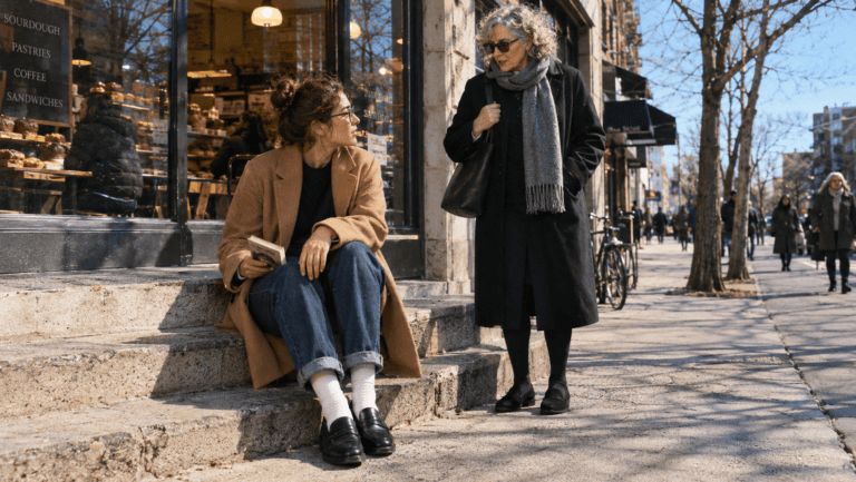 How to Style Black Loafers in Winter: 15 Ways to Wear Them With Tights, Socks, and Trousers