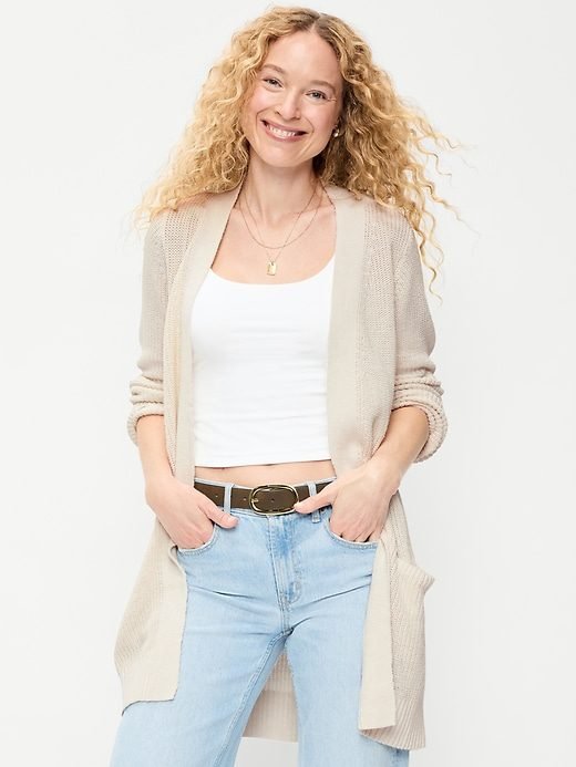Longline Open-Front Wrap (Howlite)
