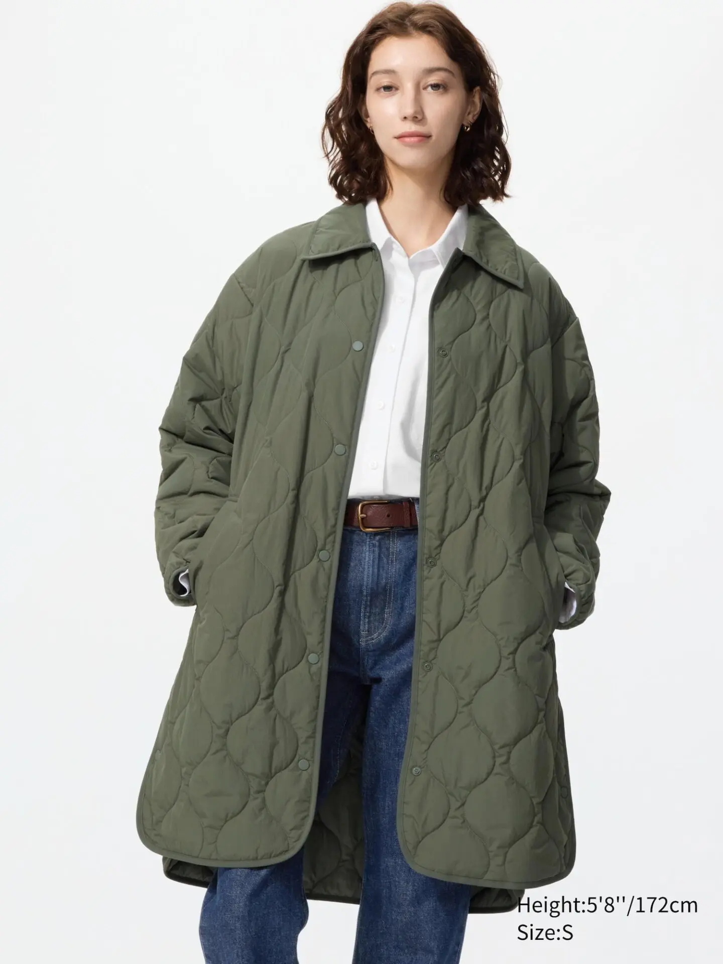 Padded Shirt Coat, Relaxed (56 Olive)