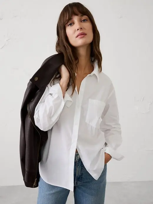 Perfect Poplin Shirt (White)