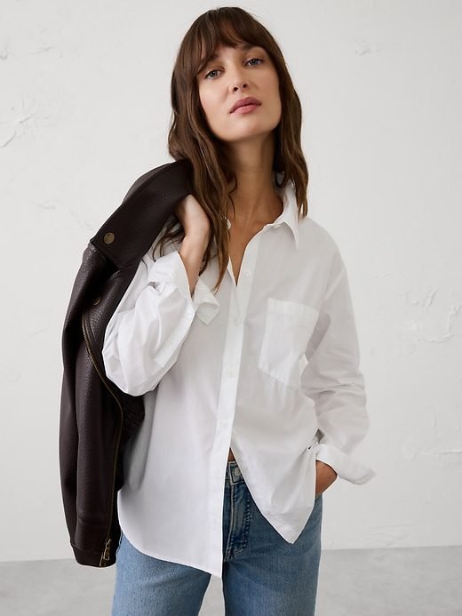 Perfect Poplin Shirt (White)