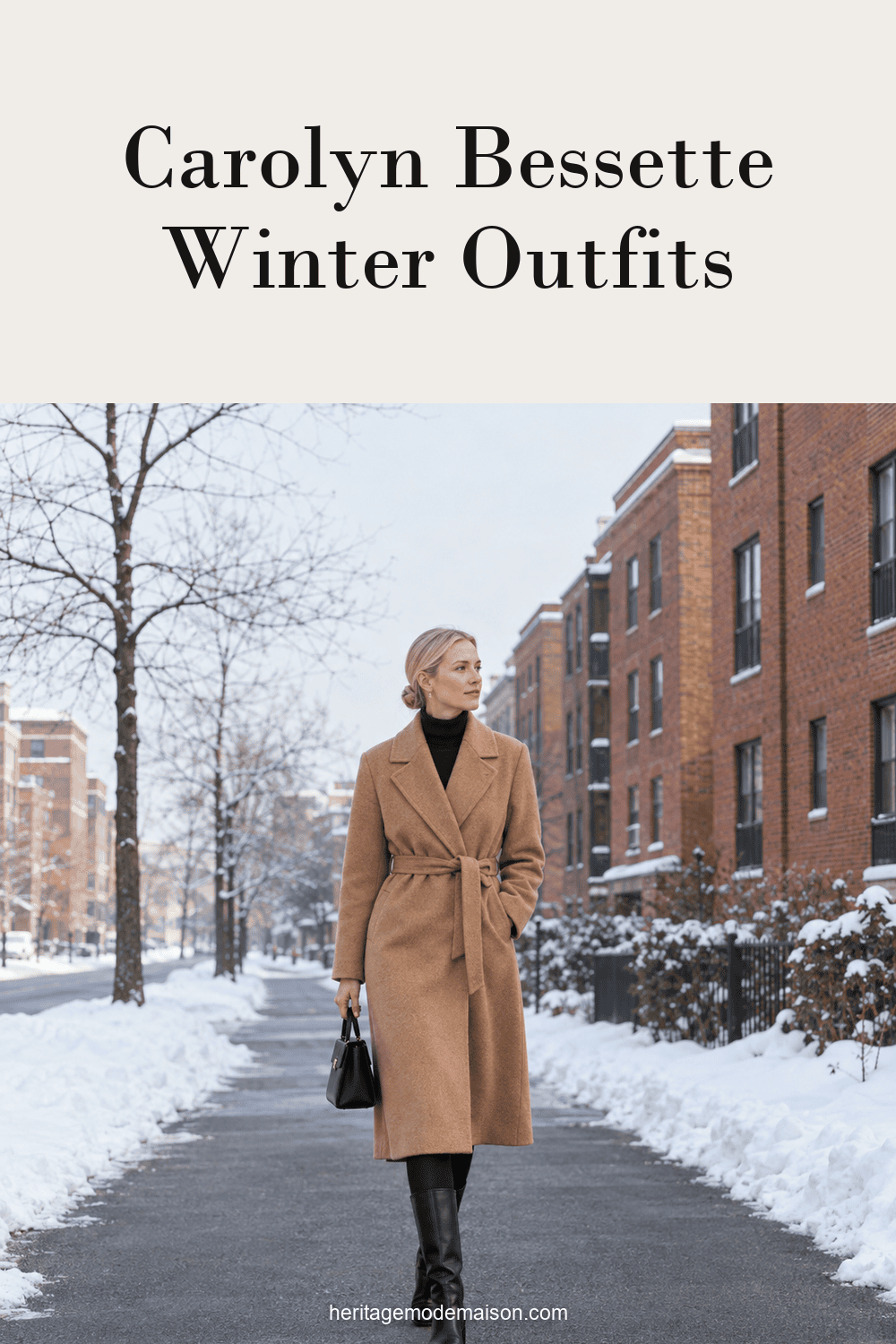 Carolyn Bessette Winter Outfits