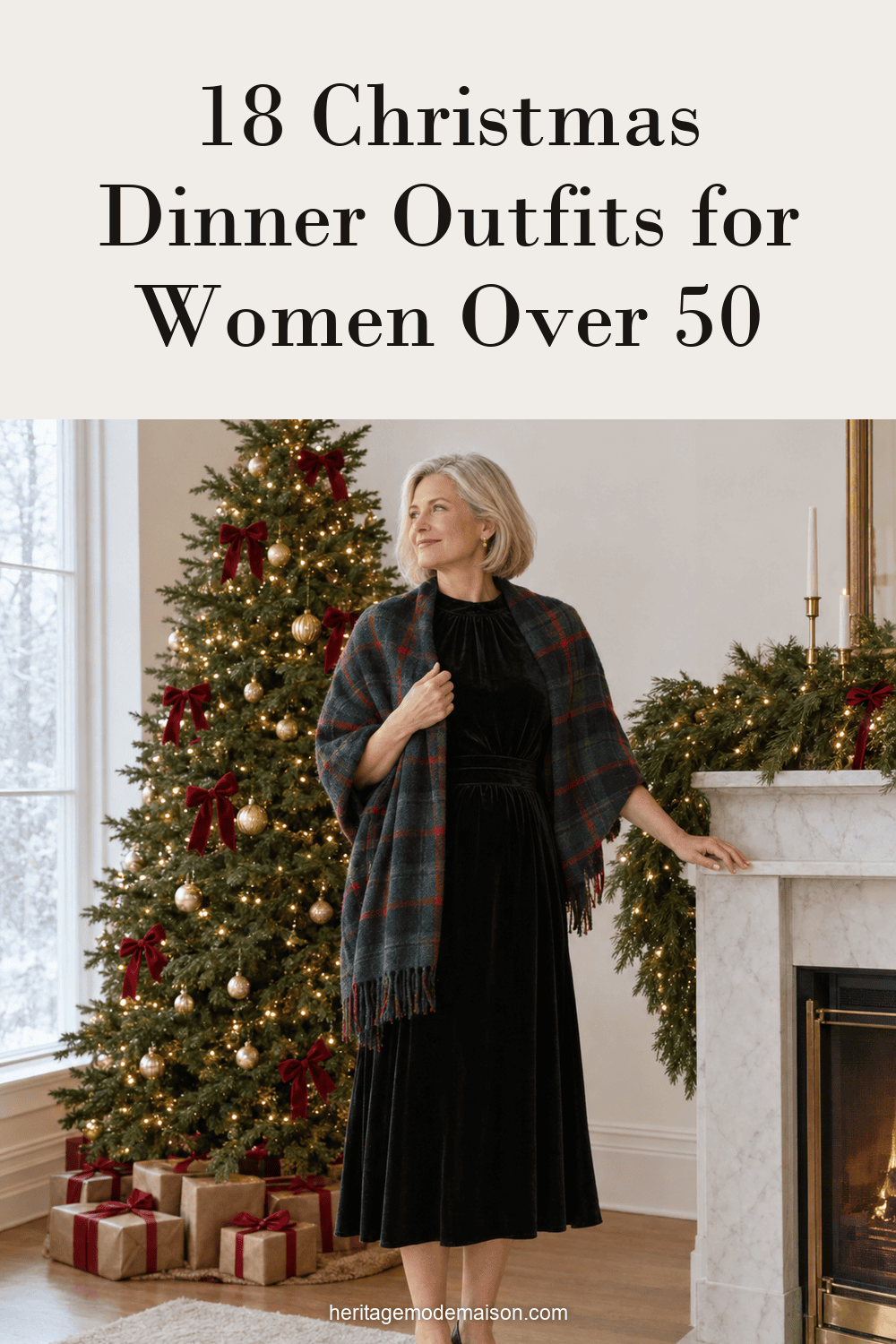 18 Christmas Dinner Outfits for Women Over 50