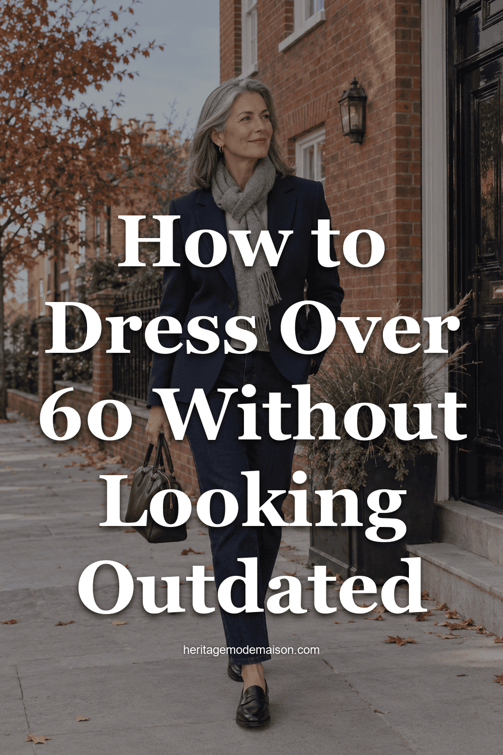 How to Dress Over 60 Without Looking Outdated