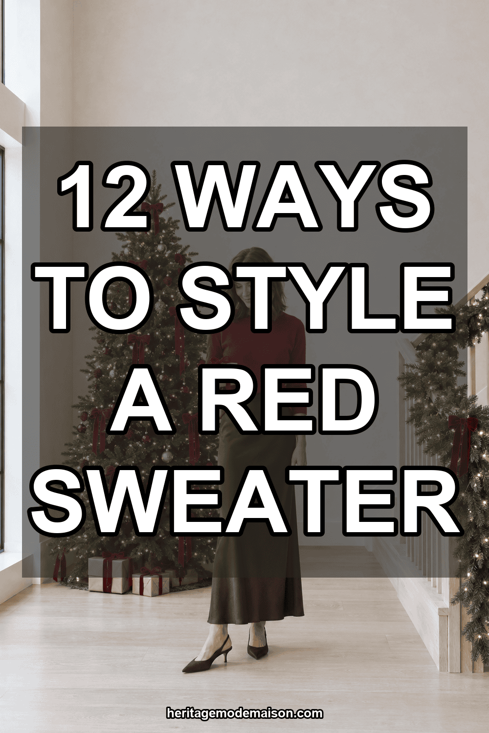 12 Ways to Style a Red Sweater