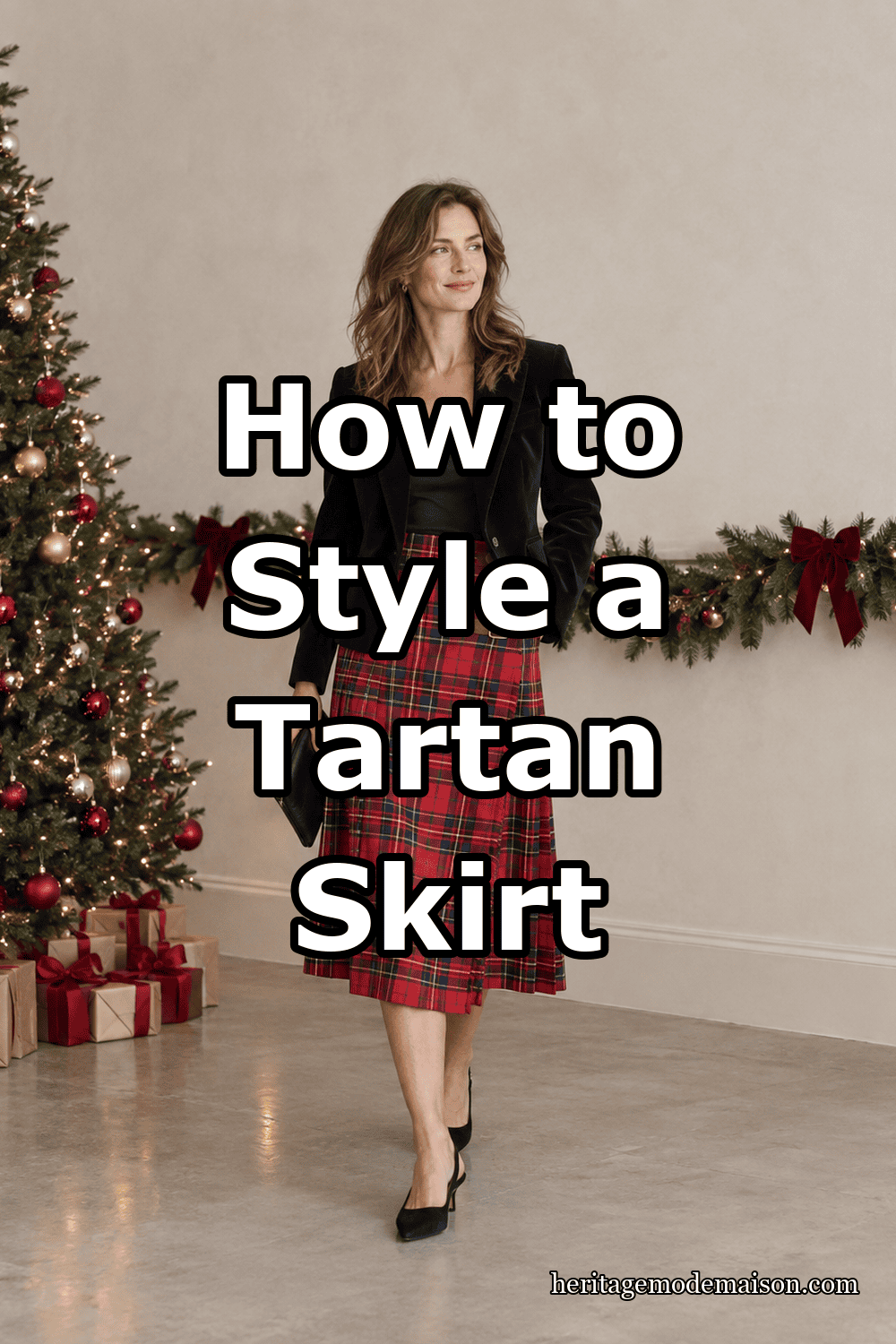 How to Style a Tartan Skirt