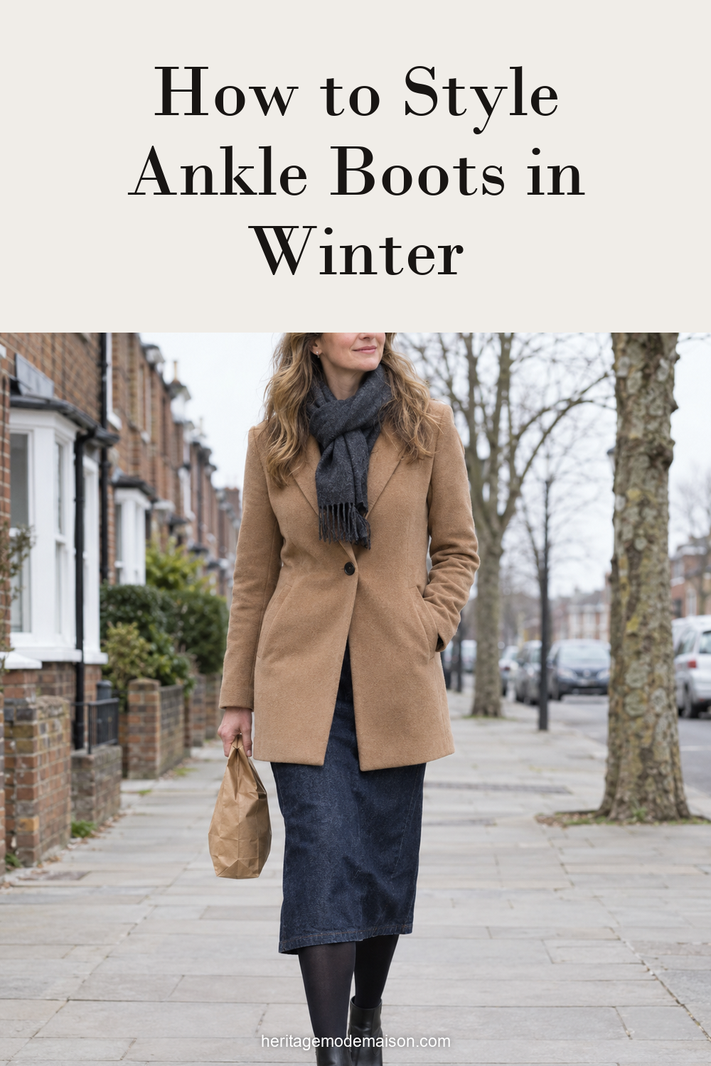 How to Style Ankle Boots in Winter