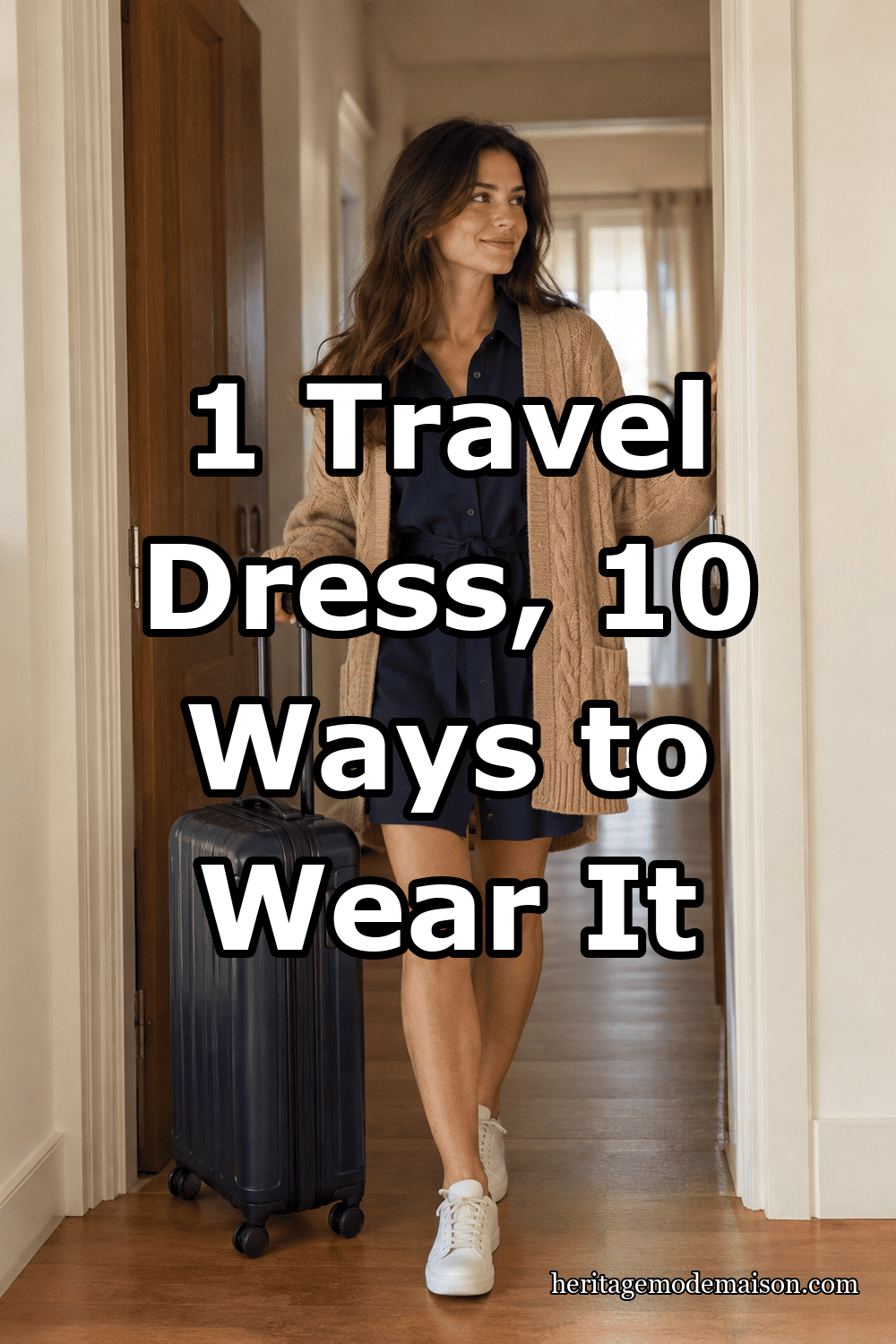 1 Travel Dress, 10 Ways to Wear It