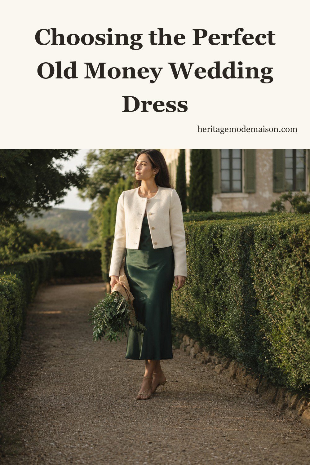 Choosing the Perfect Old Money Wedding Dress