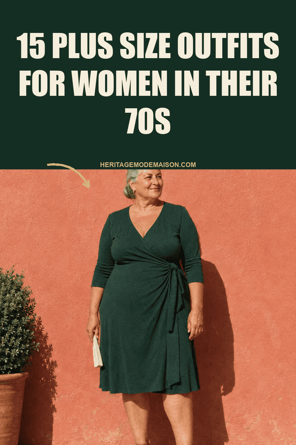 15 Plus Size Outfits for Women in Their 70s