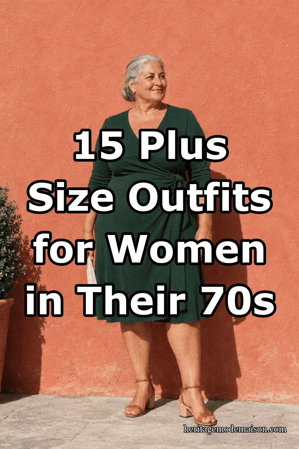 15 Plus Size Outfits for Women in Their 70s
