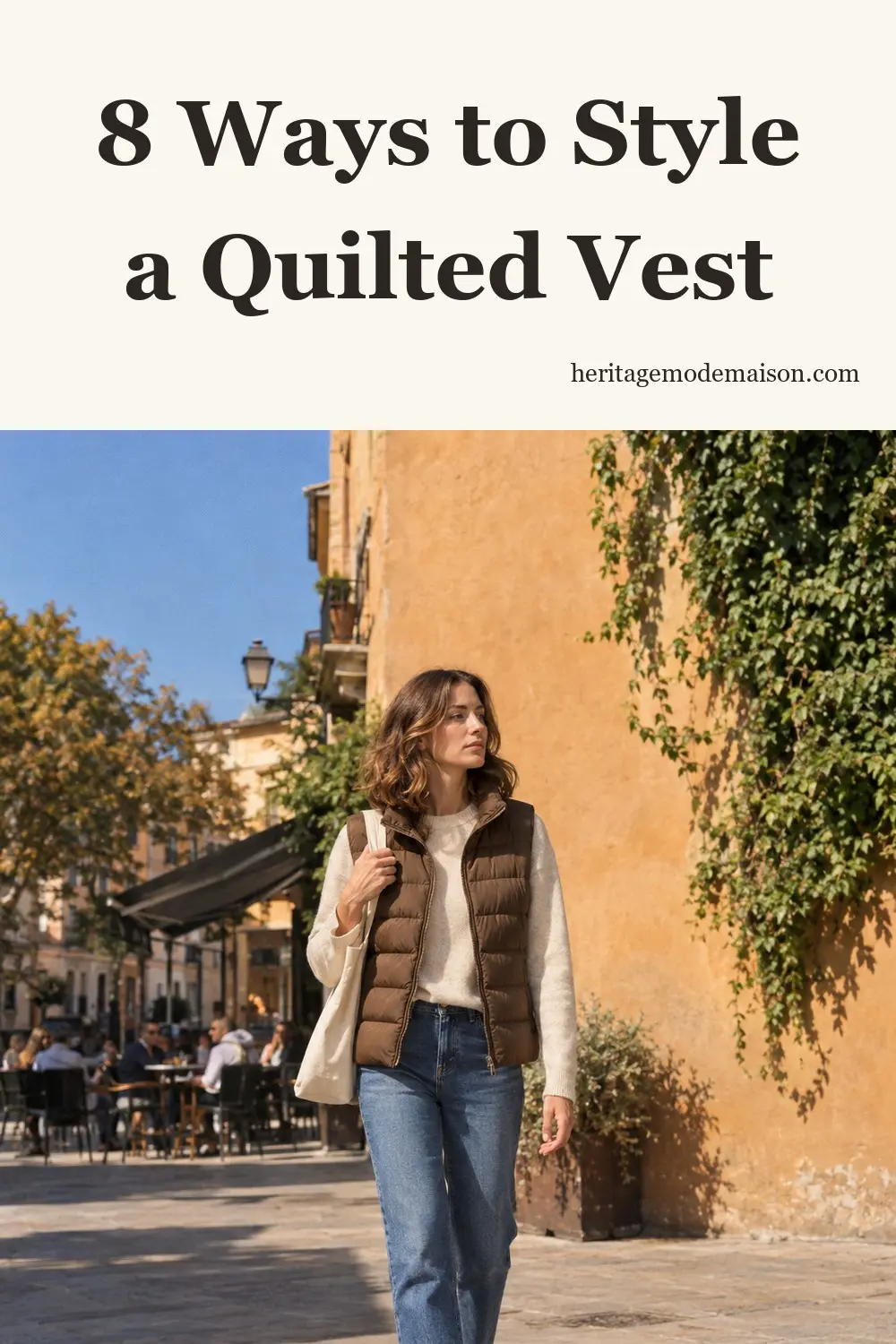 8 Ways to Style a Quilted Vest