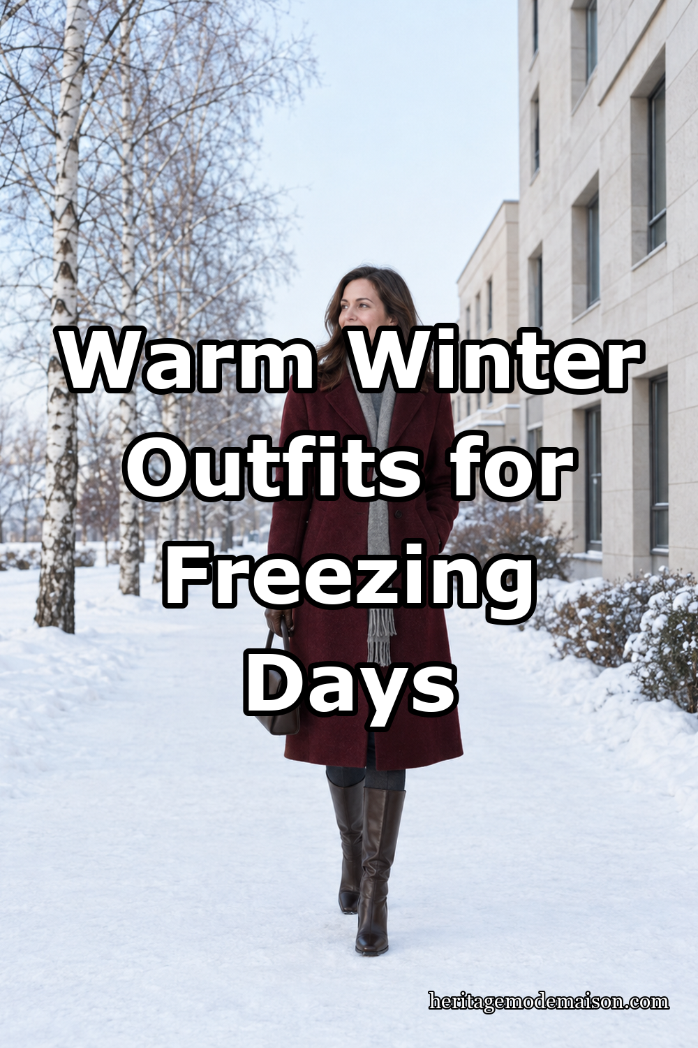 Warm Winter Outfits for Freezing Days