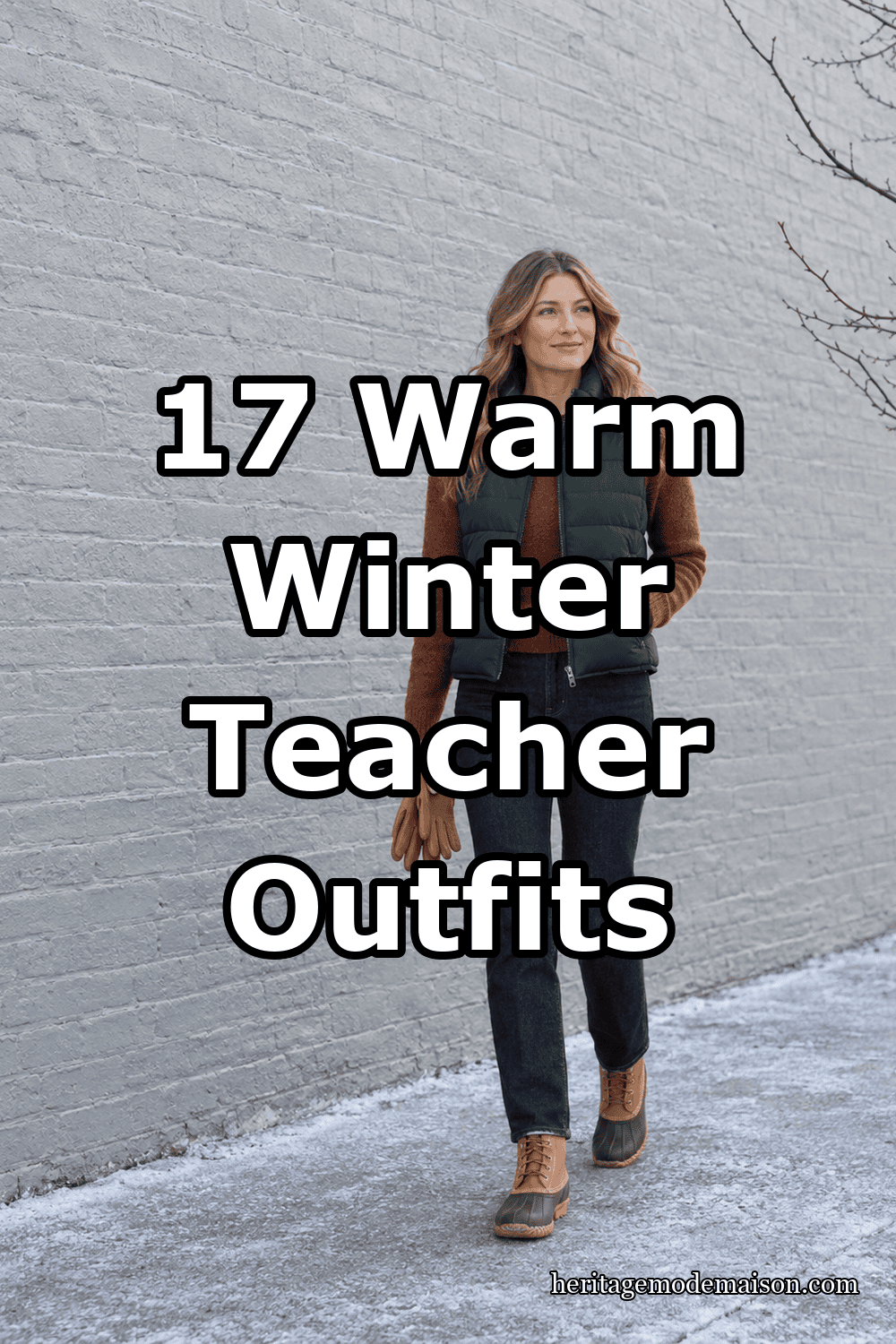 17 Warm Winter Teacher Outfits