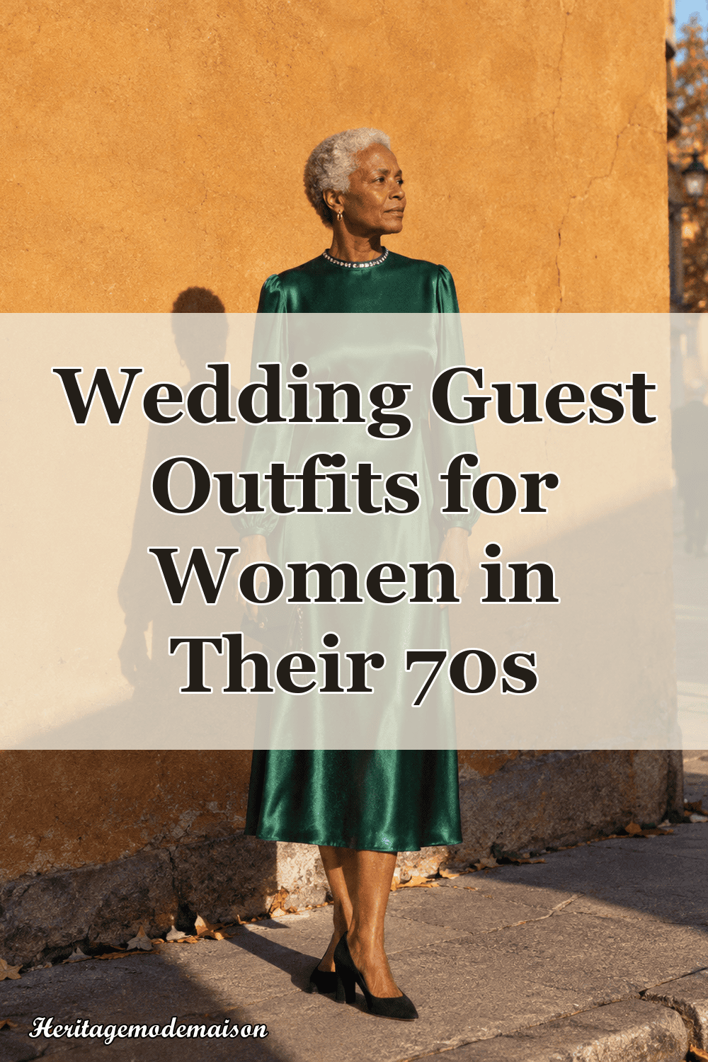 Wedding Guest Outfits for Women in Their 70s