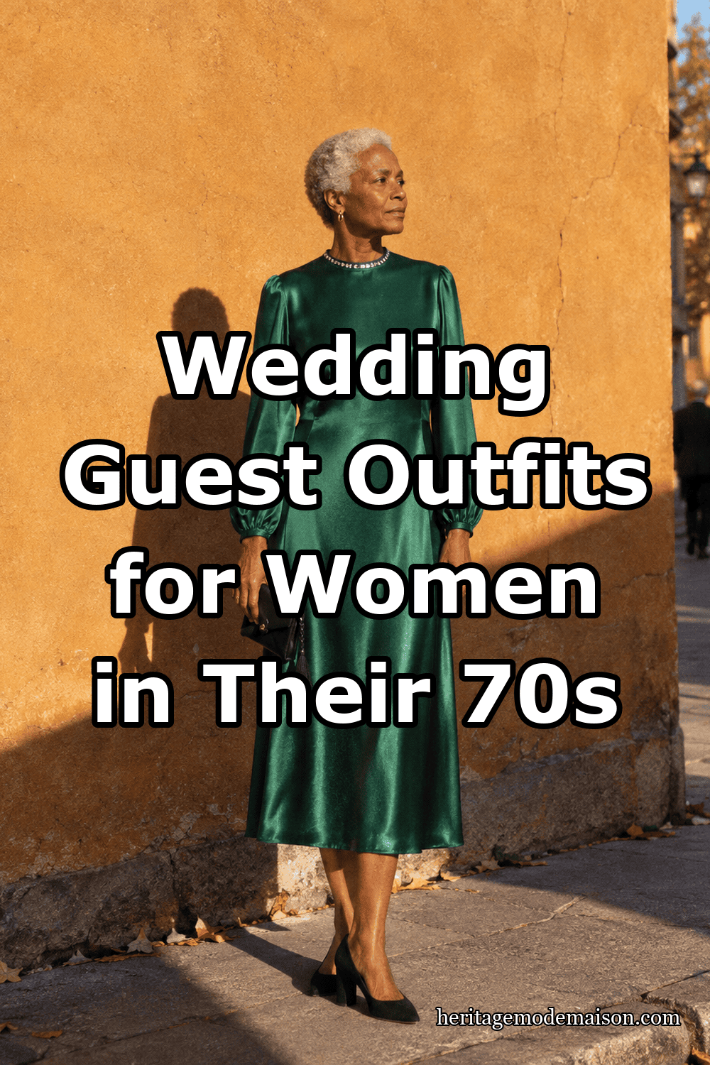 Wedding Guest Outfits for Women in Their 70s