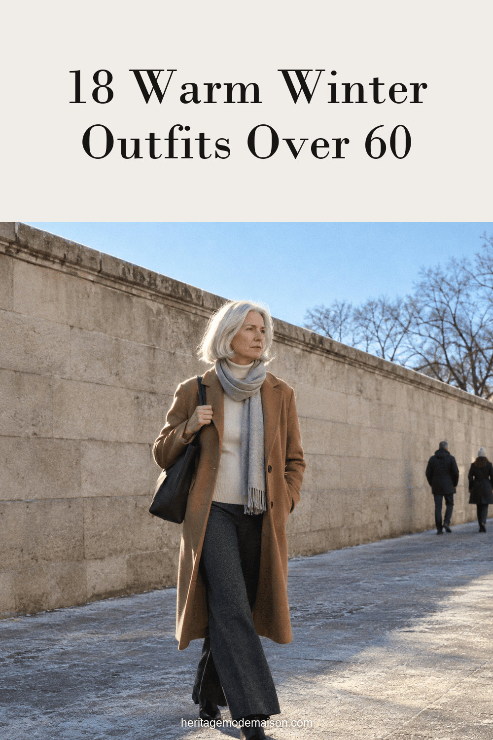18 Warm Winter Outfits Over 60