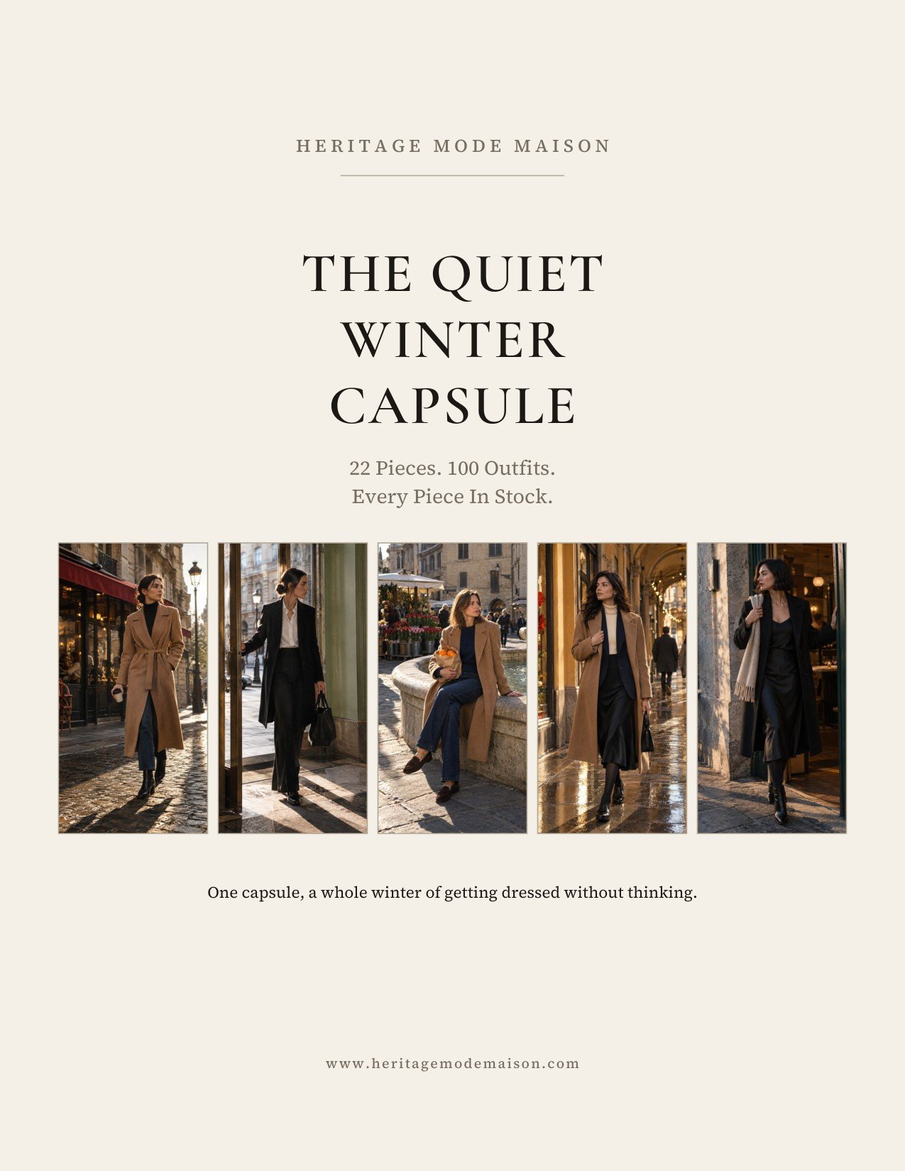 The Quiet Winter Capsule guide cover