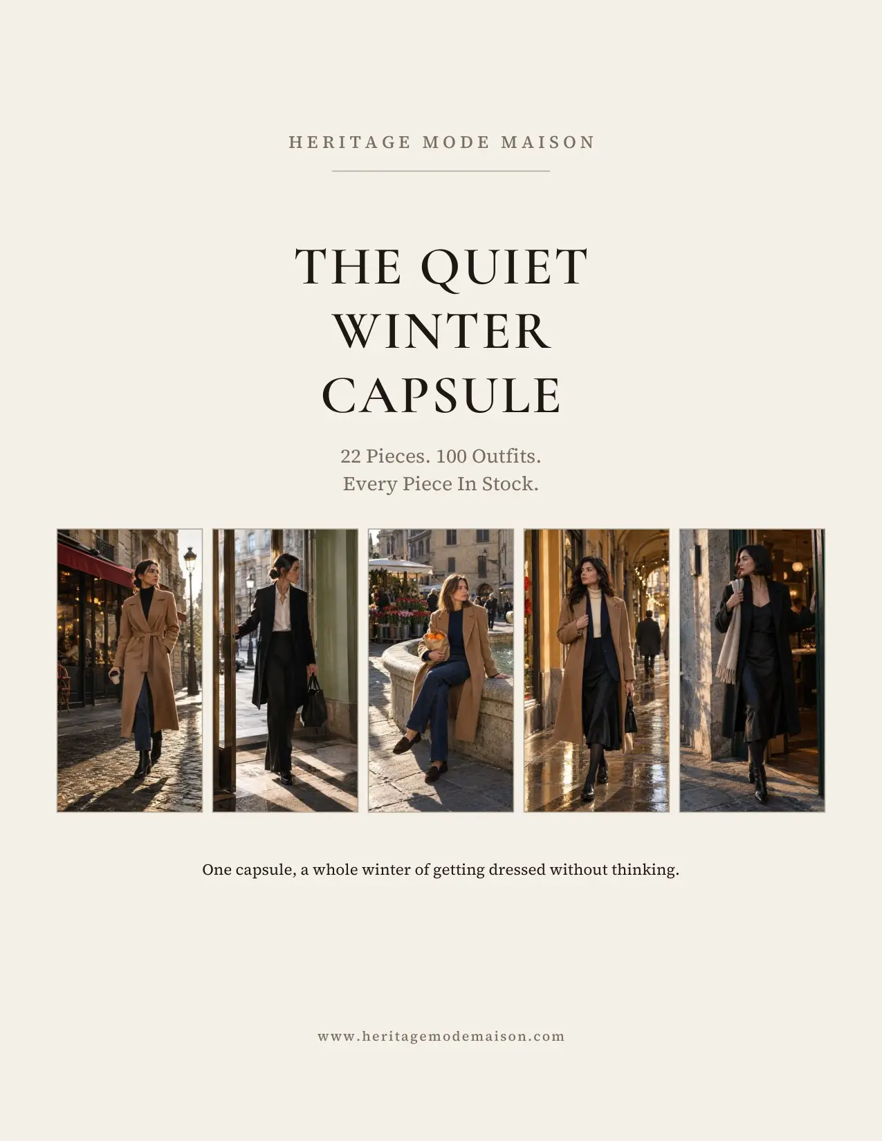 The Quiet Winter Capsule guide cover