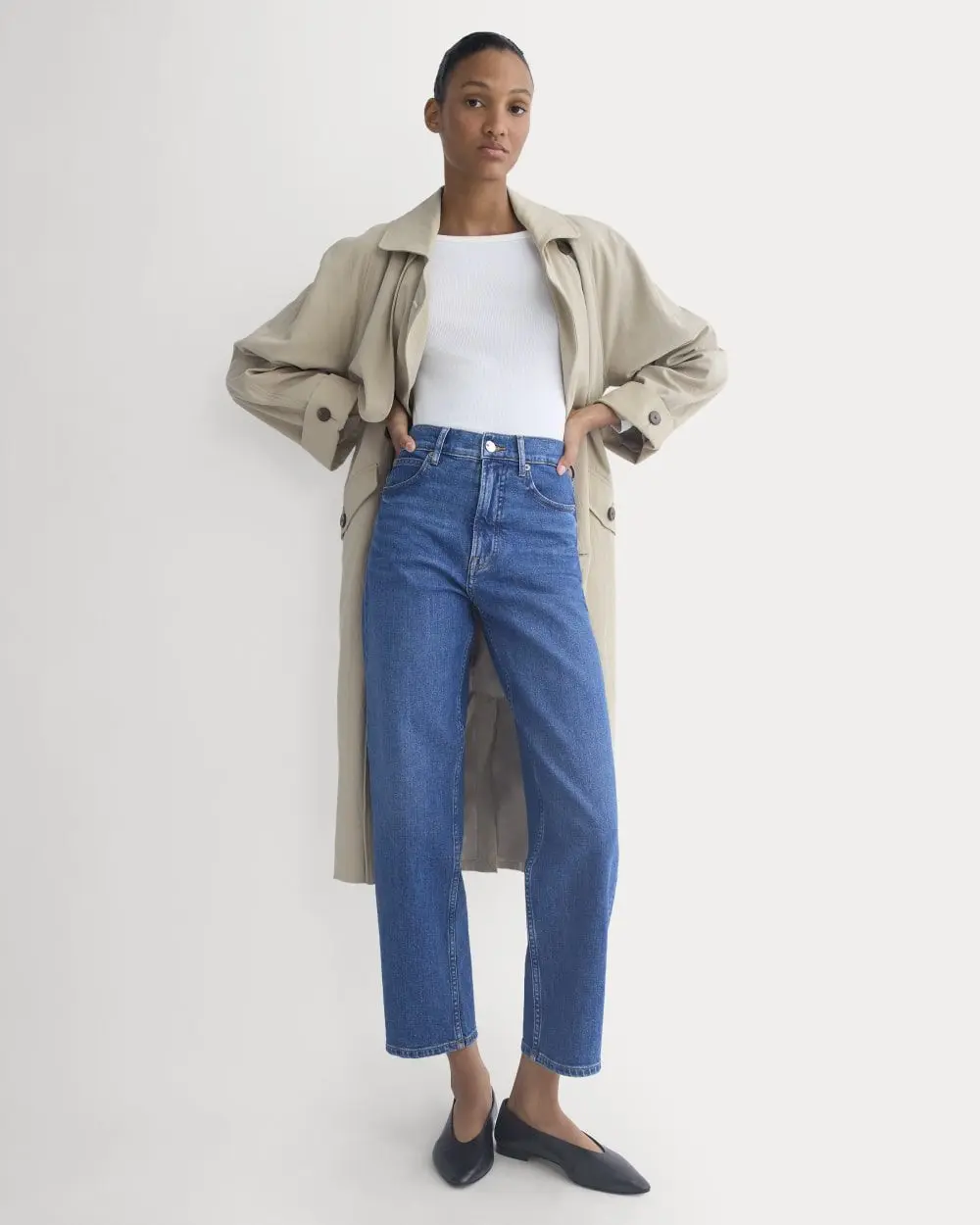 The Way-High Jean 2.0 (Medium Indigo, 29.5" Inseam)