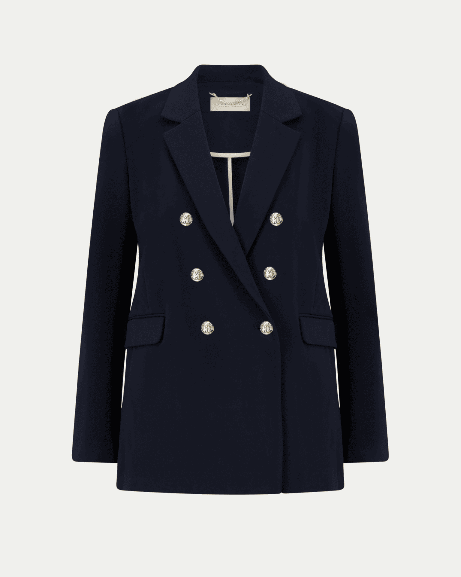 Katharine Double-Breasted Blazer (Navy)