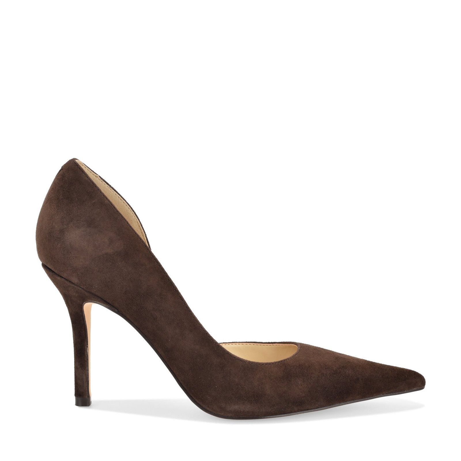 Grezza d'Orsay Pumps (Dark Brown Suede)