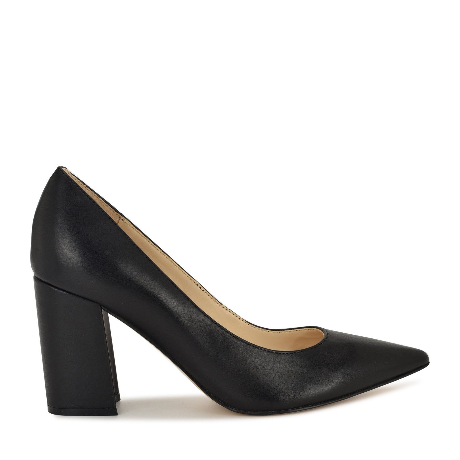 Cara Dress Pumps (Black Leather)