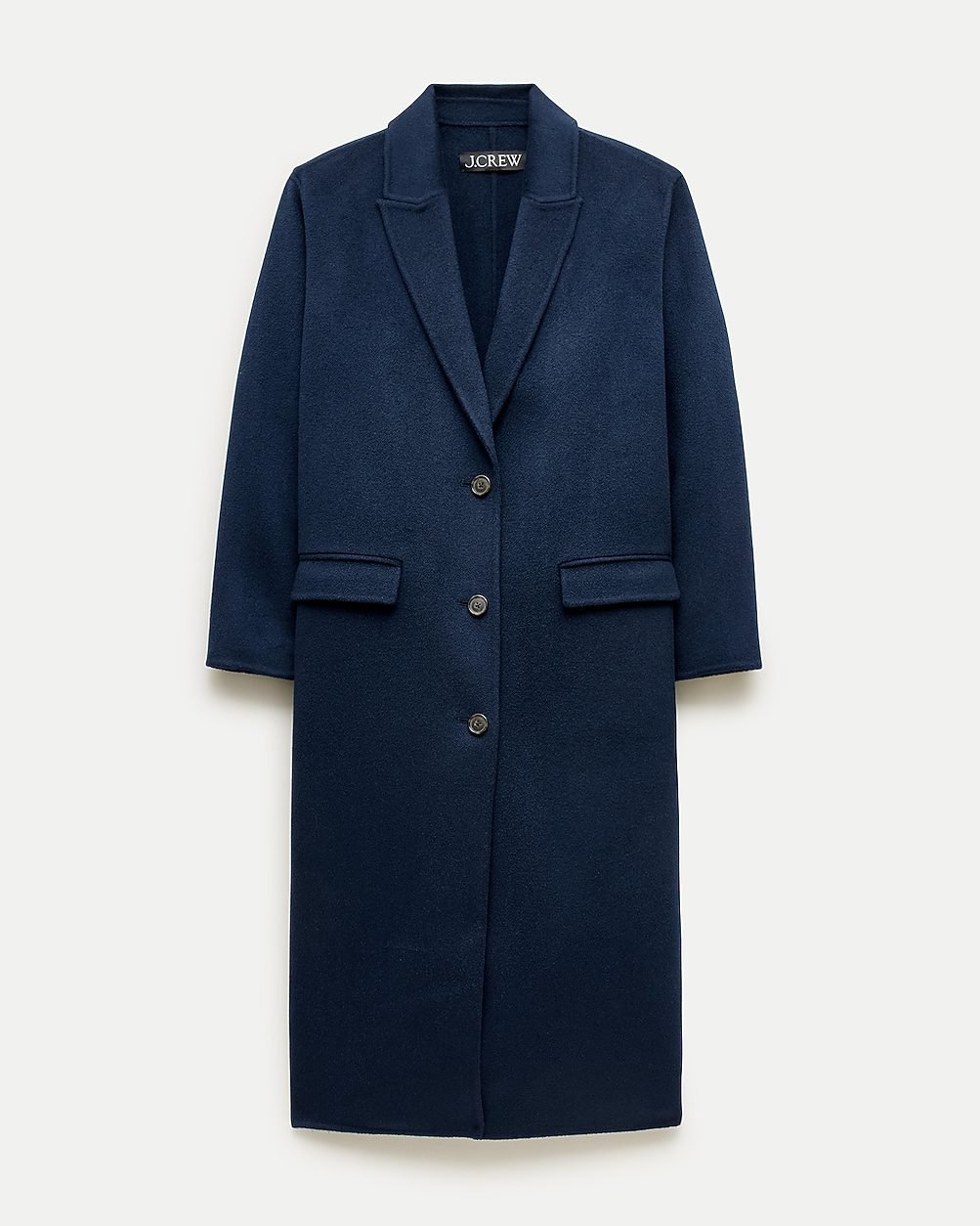 Chiara Topcoat in Italian Double Face (Navy)