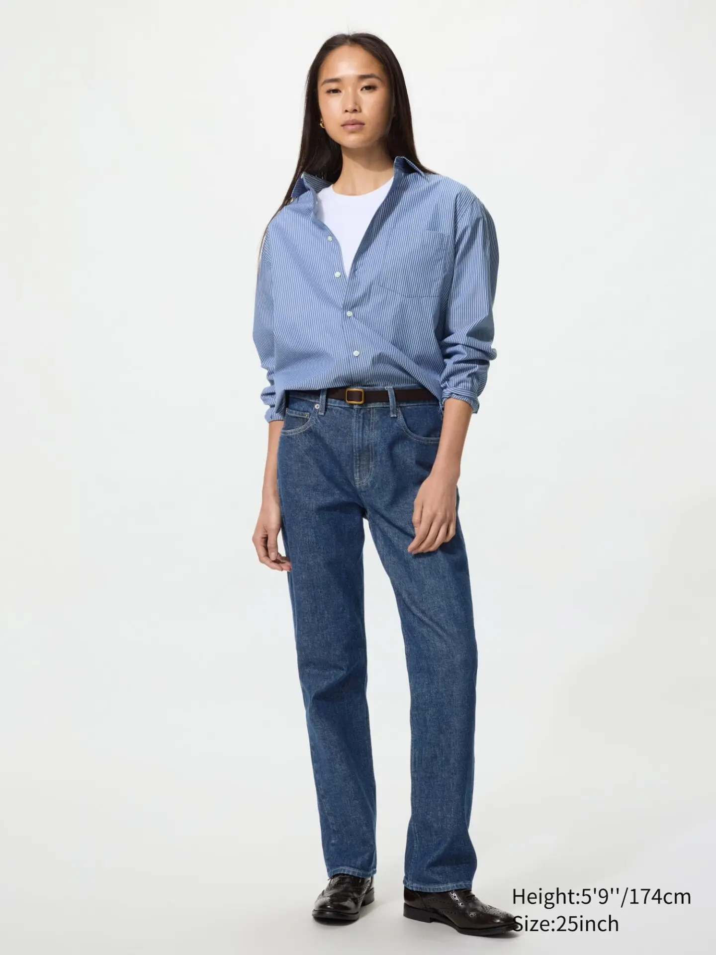 Slim Straight Jeans (68 Blue)
