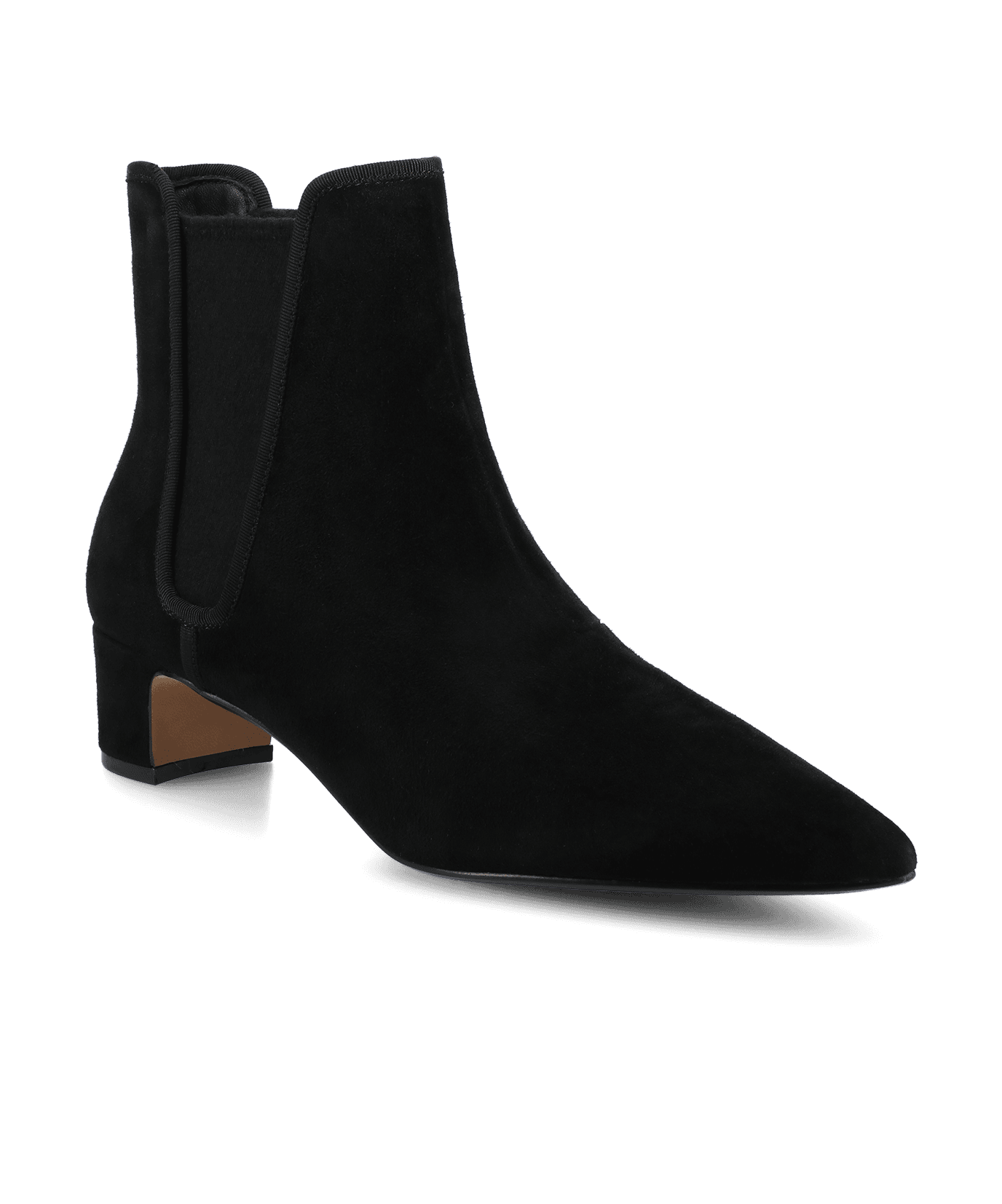 The Goldfinch 40 Chelsea Bootie (Black Suede)