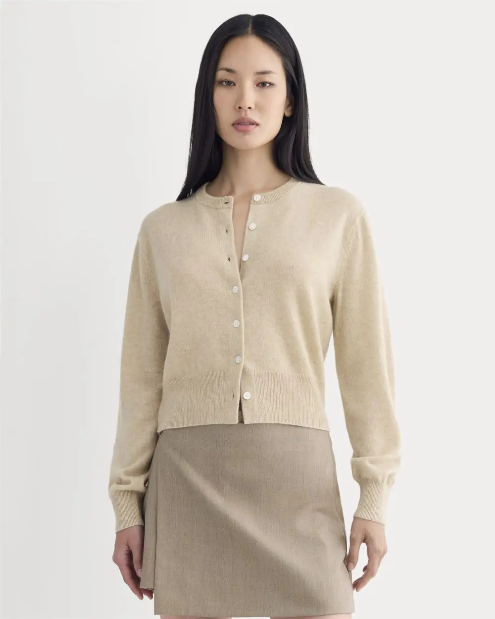 Cashmere Cropped Cardigan