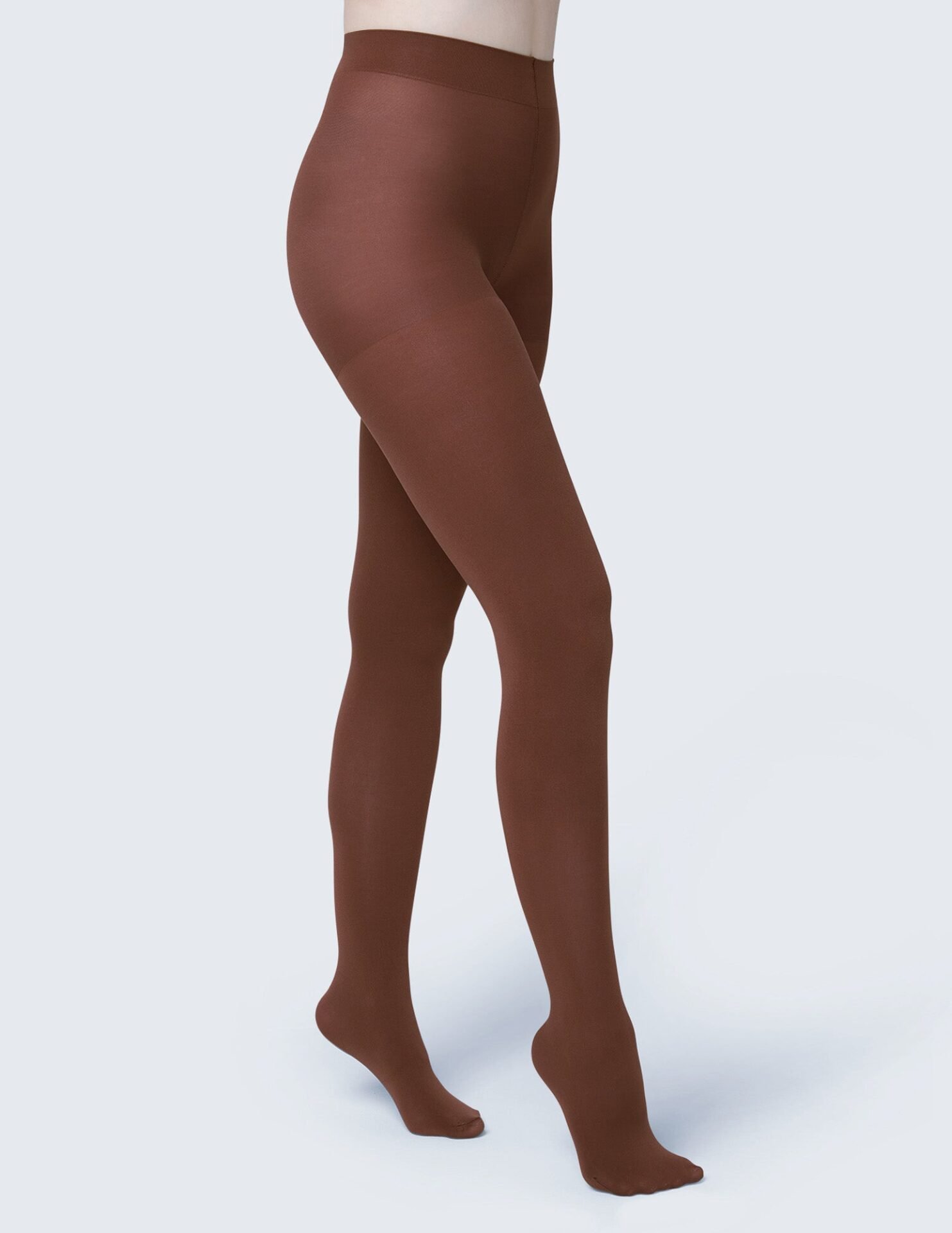 Super Opaque Control Top Tight (Espresso)