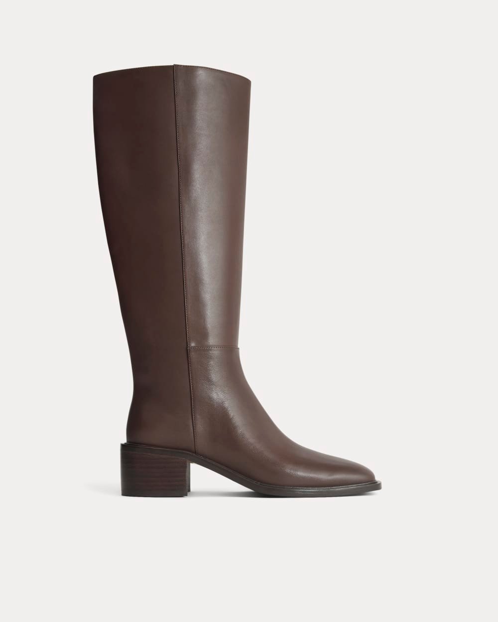 Leather Knee-High City Boot