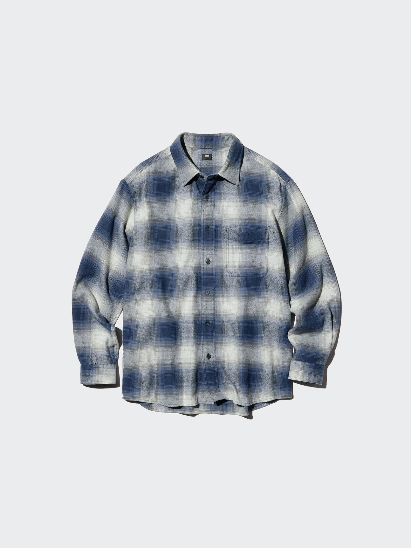 Flannel Checked Shirt (64 Blue)