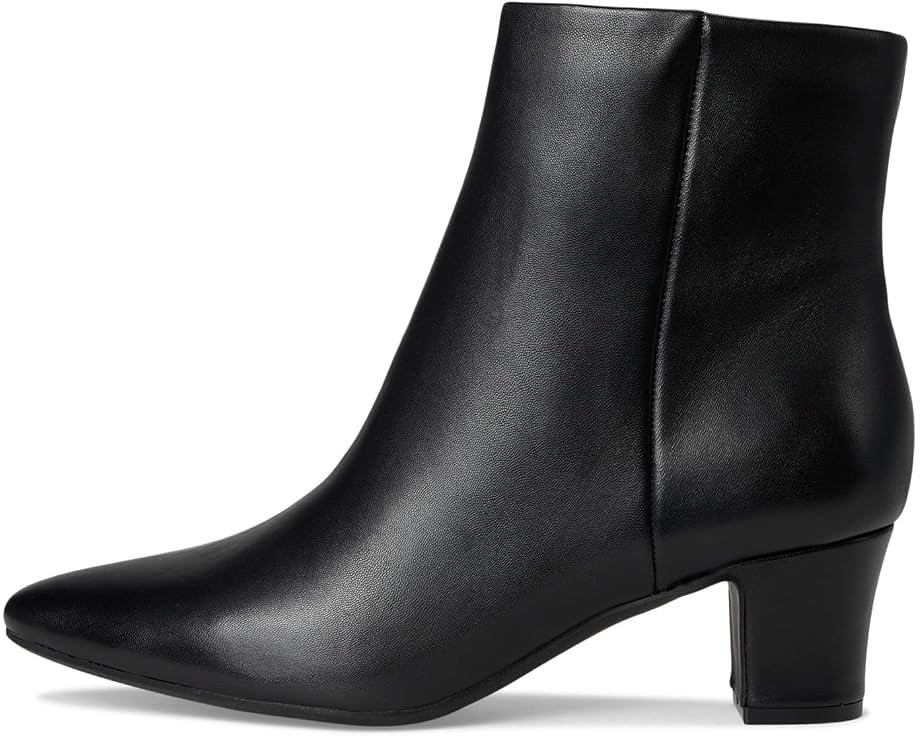 Isra Ankle Booties (Black Leather)