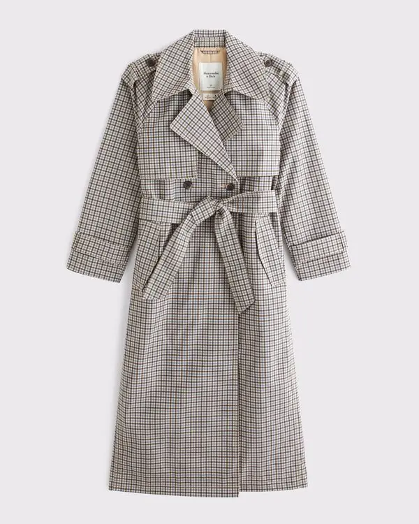 A&F Carrie Long Trench Coat