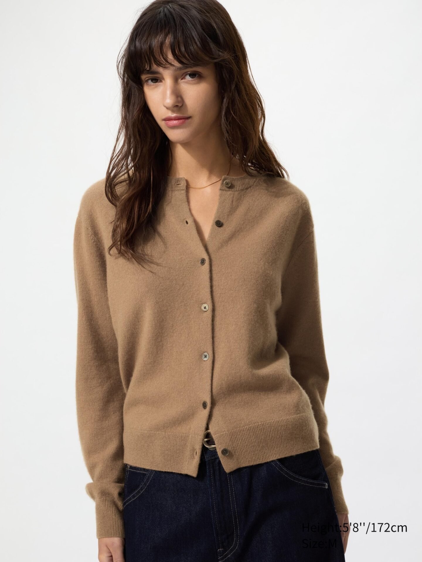 Cashmere Cardigan (32 Beige)