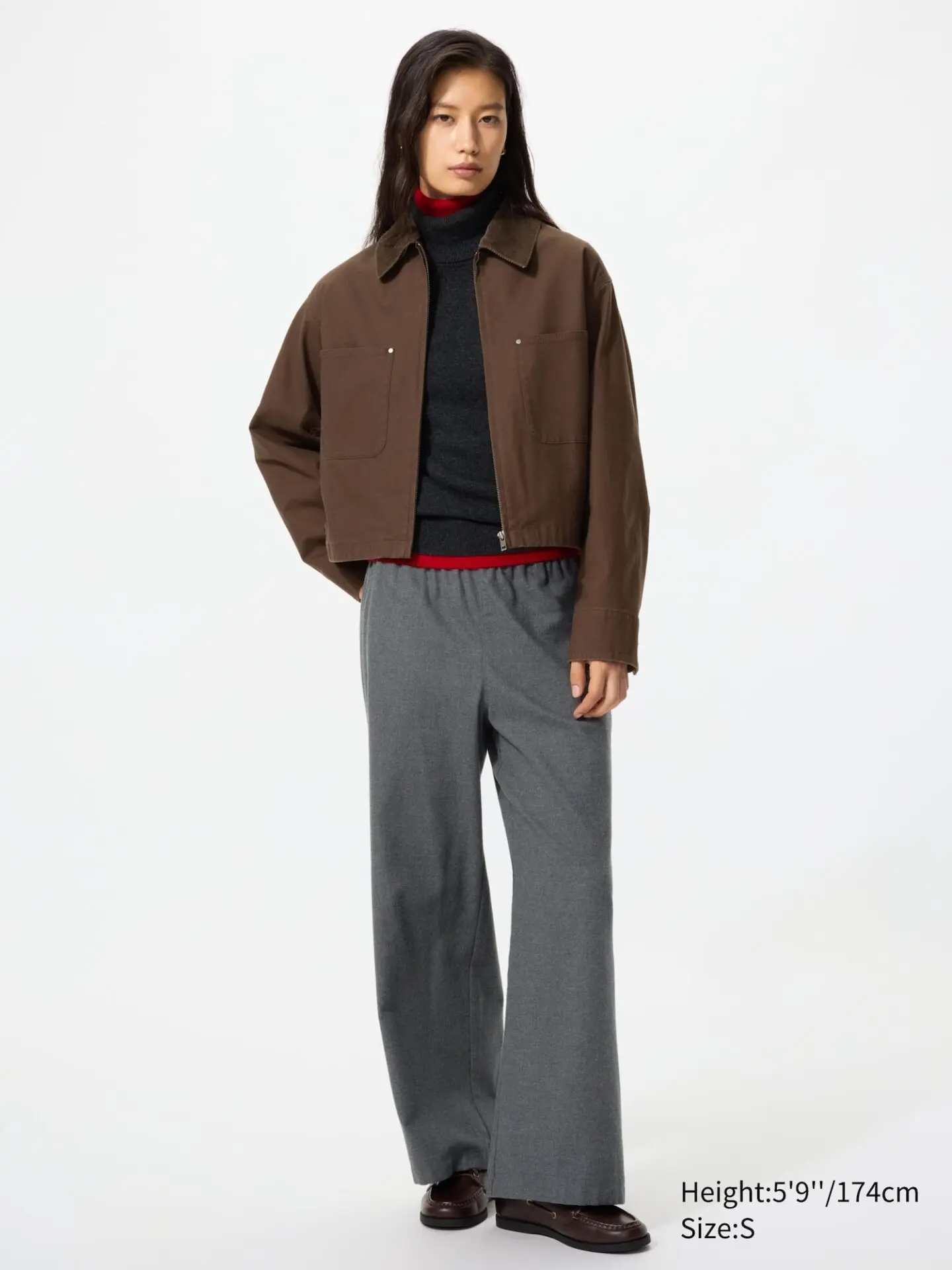 Flannel Easy Pants (08 Dark Gray)