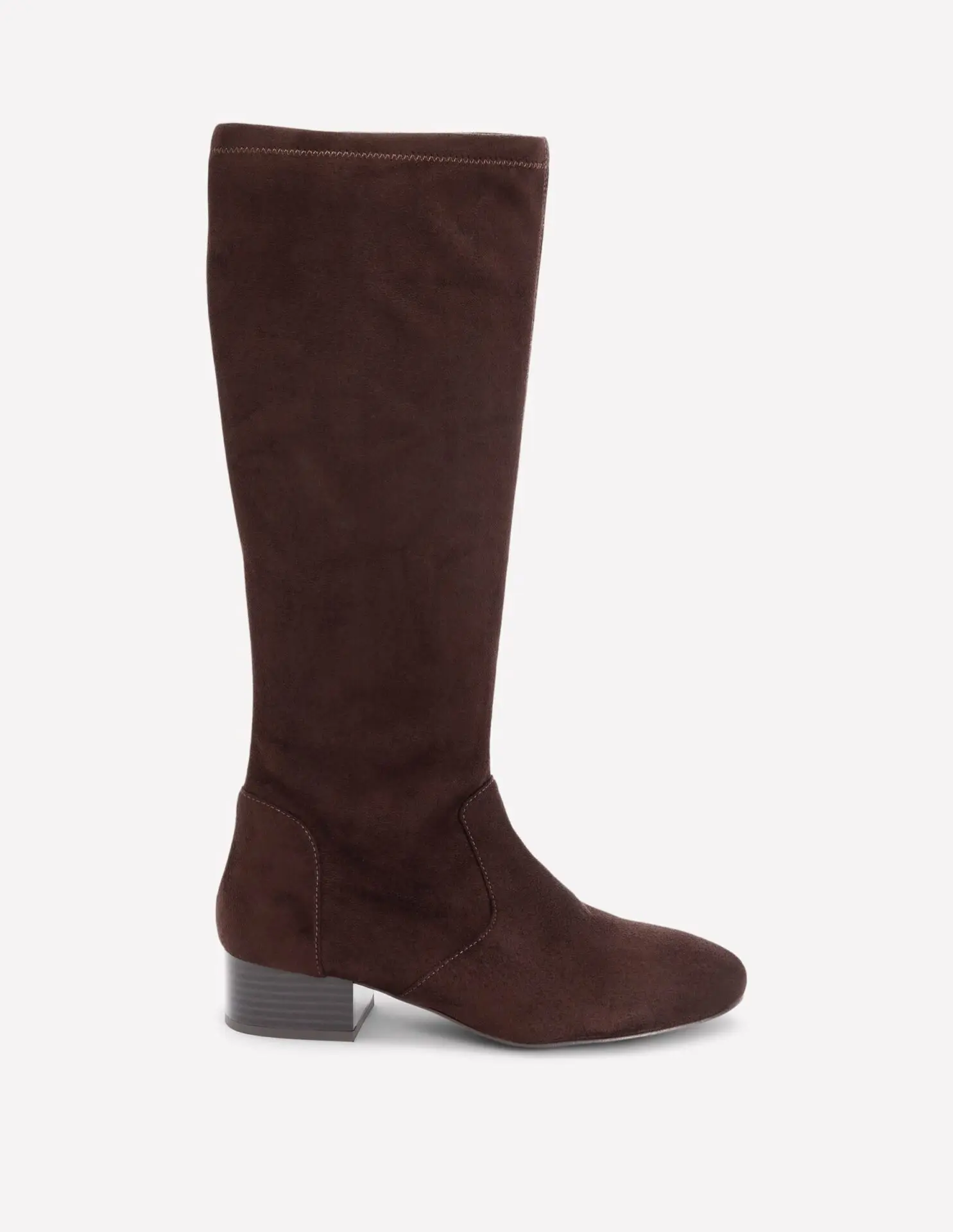 Flat Stretch Boots (Chocolate)