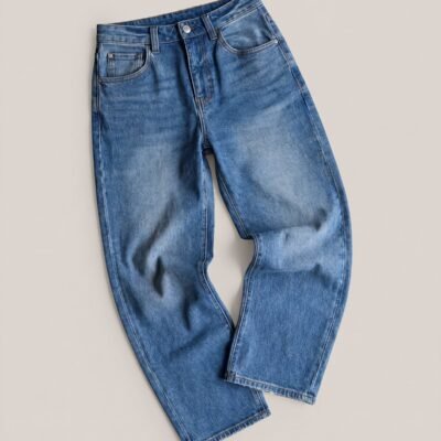 Bella Stretch Barrel Jeans (Atlantic Blue)