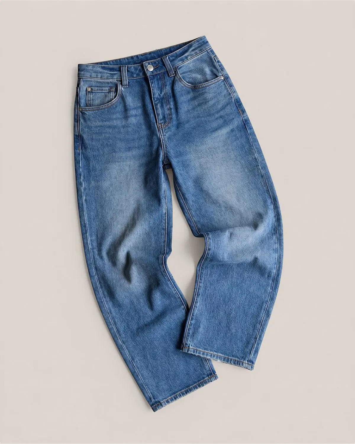 Bella Stretch Barrel Jeans (Atlantic Blue)