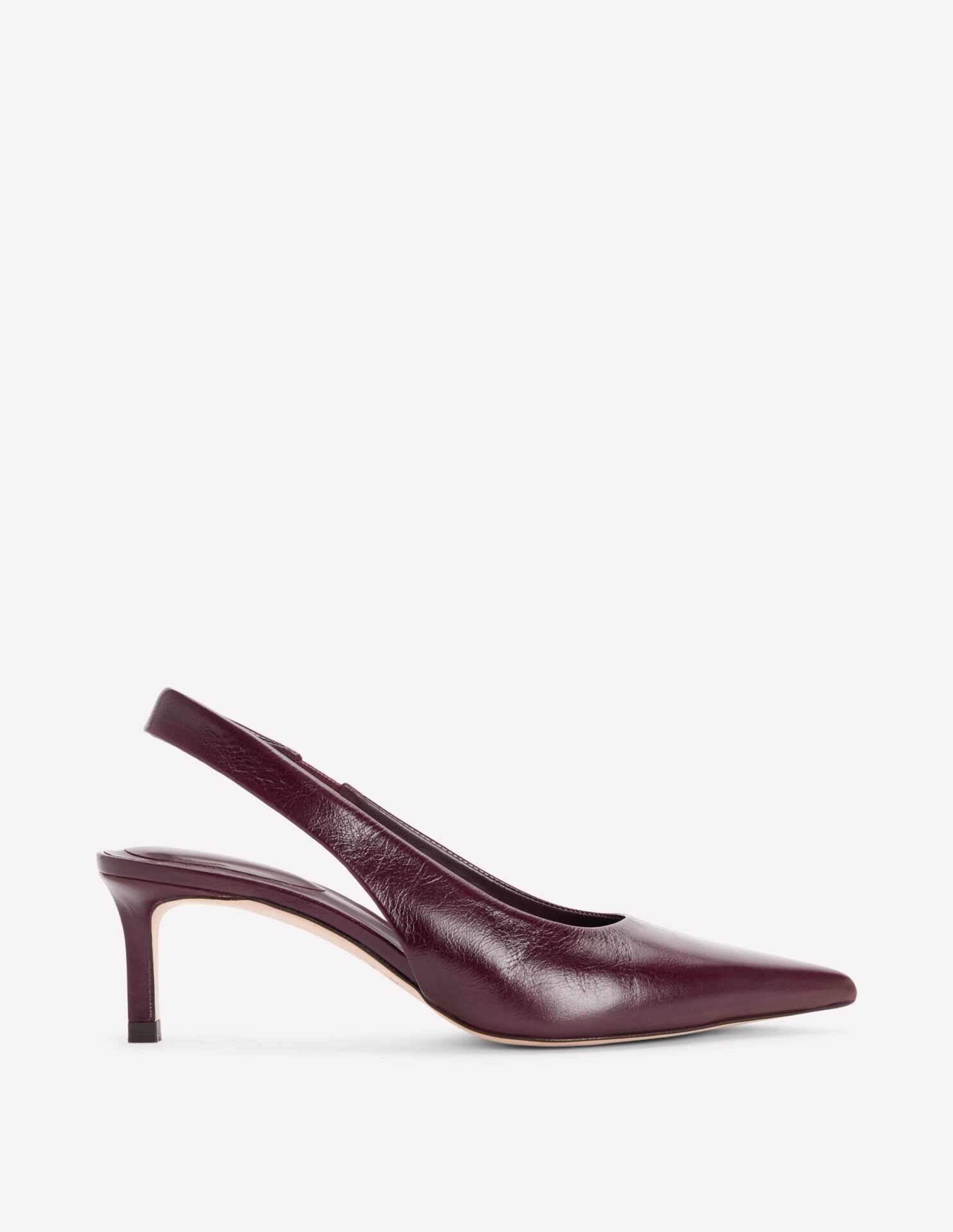 Hope Slingback Heels (Wine)