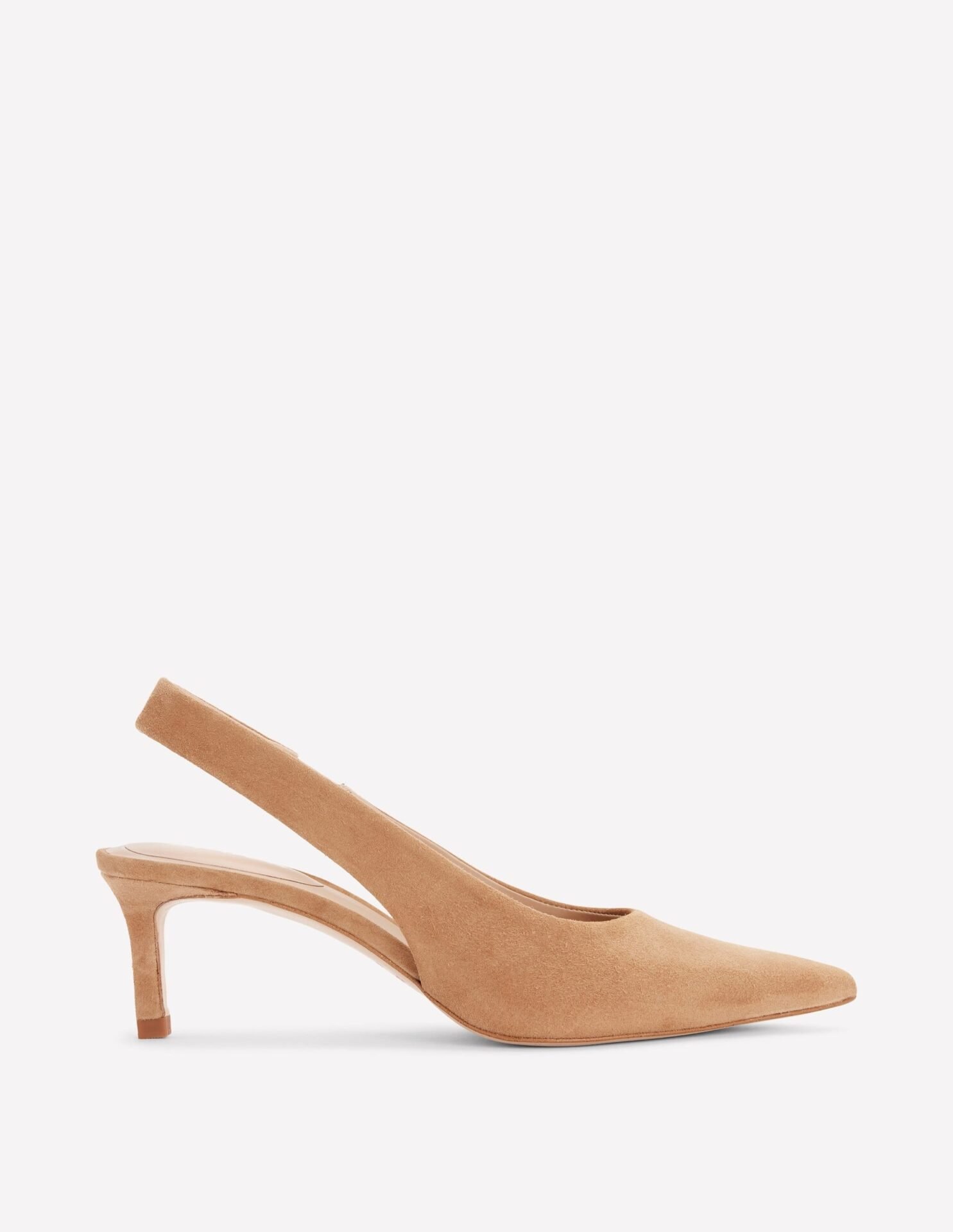 Hope Slingback Heels (Macchiato Suede)