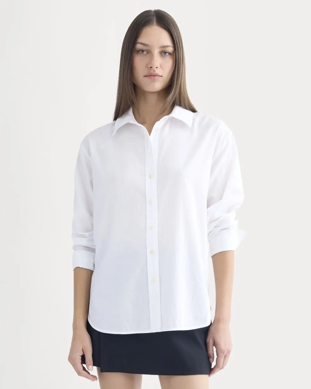 Everyday Shirt in Silky Cotton (White)