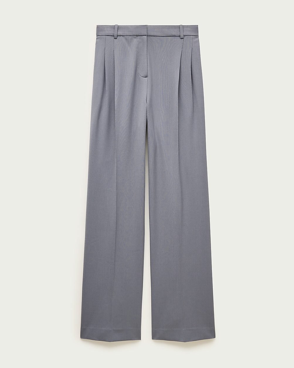 Arched Trouser in Lightspun Wool Blend (Grey)