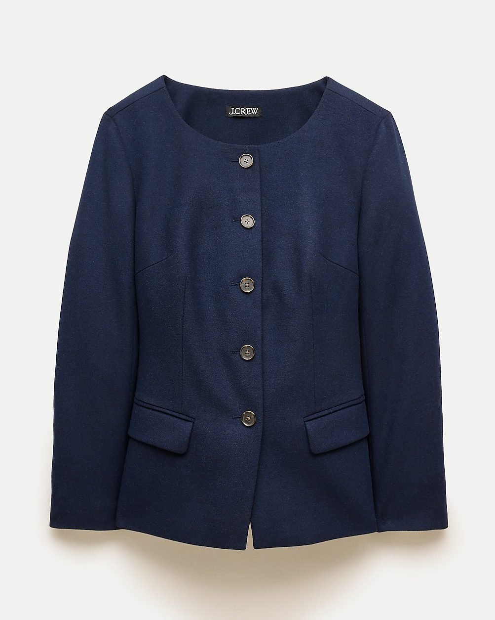 Lady Jacket in Wool Blend (Navy)