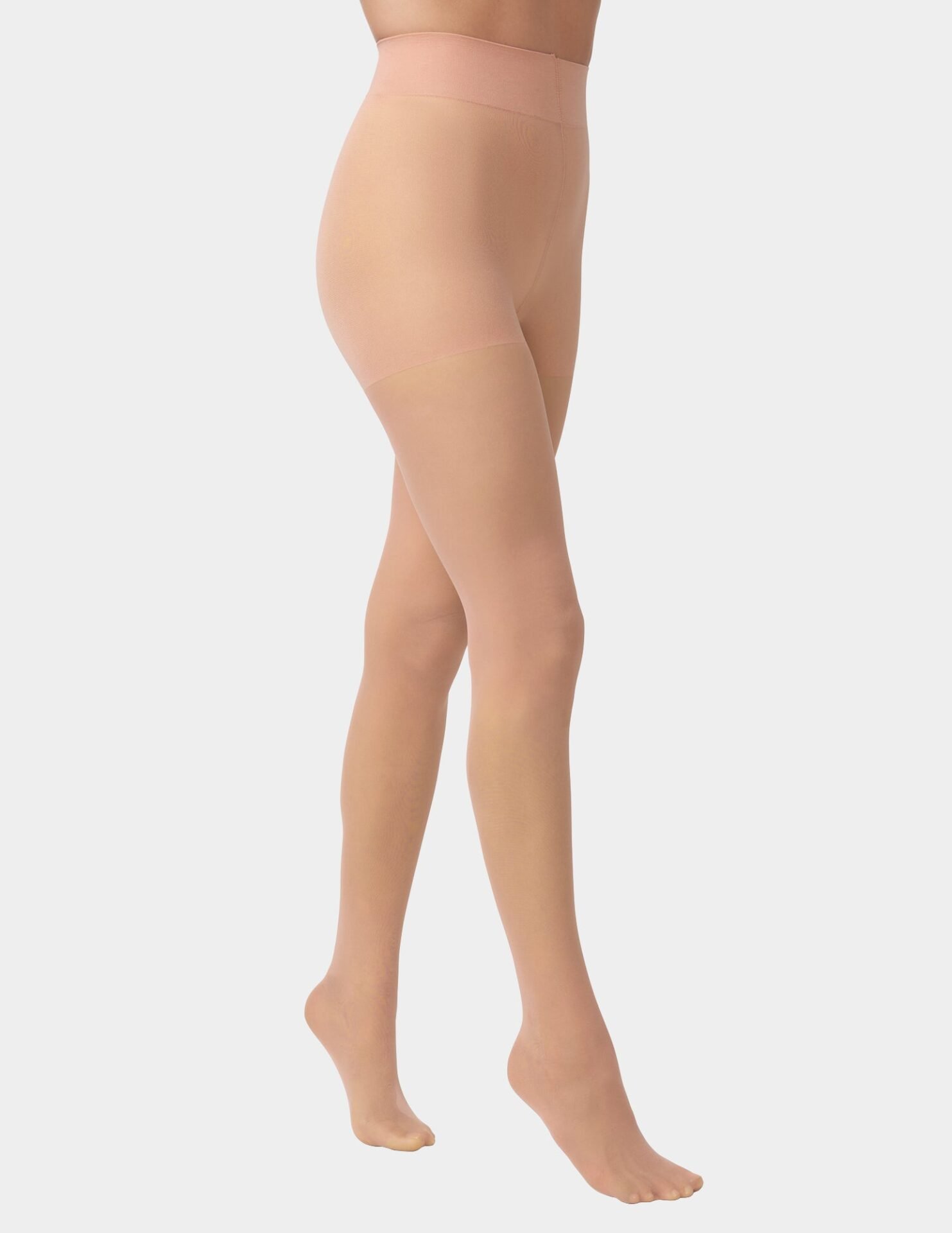 Sheer Tights with Control Top (Natural)